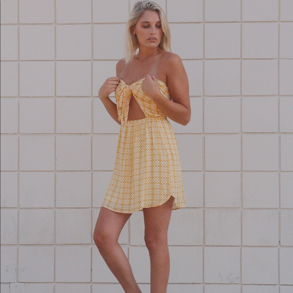 Yellow sundress